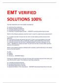 2024 UPDATED EMT EXAM WITH VERIFIED SOLUTIONS 100%