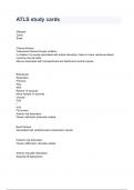  ATLS study cards 2024 Questions & Answers Guaranteed Pass&period;