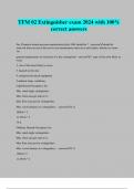 TFM 02 Extinguisher exam 2024 with 100&percnt; correct answers