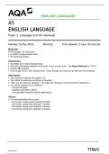 AQA 2023 AS ENGLISH LANGUAGE Paper 1 QP