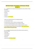 GEB 3213 Chapter 14 Questions and Answers Already Graded A&plus; 