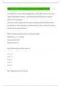 ABCTE PTK Assessment PRACTICE Questions with 100&percnt; Correct Answers &vert; Latest Update 2024 &vert; Verified