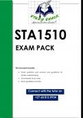 STA1510 EXAM PACK 2024