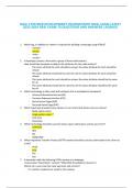 bundle for WGU C799 WEB DEVELOPMENT FOUNDATIONS FINAL EXAM LATEST 2023-2024 REAL EXAM 70 QUESTIONS AND ANSWERS &vert;AGRADE