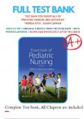 Essentials of Pediatric Nursing 3rd Edition Kyle Test Bank.pdf