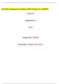 STA1610 Assignment 2 Solutions 2022 &lbrack;Unique No&period;&colon; 650587&rsqb;   COS3701   Assignment 4   2022