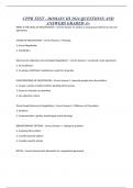 CPPB TEST - DOMAIN III 2024 QUESTIONS AND ANSWERS GRADED A+