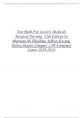 Test Bank For Lewis's Medical-Surgical Nursing 12th Edition by Mariann M. Harding, Jeffrey Kwong, Debra Hagler 