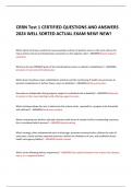 CRRN POST TEST 2024 EXPERT CERTIFIED QUESTION AND ANSWERS ALREADY GRADED A&plus; LATEST&excl; LATEST&excl; 