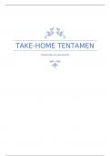 Take-home tentamen- Fundamenten van de psyschologie 