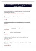Module 6 NCCER into to Basic rigging-with 100&percnt; verified solutions