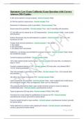 Optometry Law Exam California Exam Questions with Correct Answers 2024 Update&period;