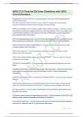 WGU C211 Prep for OA Exam Questions with 100&percnt; Correct Answers&period;&period;