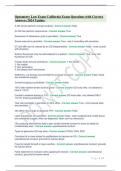 Optometry Law Exam California Exam Questions with Correct Answers 2024 Update&period;
