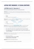 LETRS UNIT SESSION 1-8 (2024 Edition) 