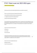 TNCC final exam test 2024-2025 open Book