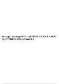 Portage Learning PSYC 140 FINAL EXAM LATEST QUESTIONS AND ANSWERS&period;