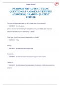 RBT EXAM EXAMS PACK &vert; WITH QUESTIONS & ANSWERS &vert; GRADED A  &vert; LATEST  UPDATE