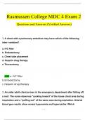NUR 2755 / NUR2755: Multidimensional Care IV / MDC 4 Exam 2 Study Guide Questions and Answers (2024 / 2025) (Verified Answers)