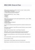 WGU C202&colon; Know to Pass