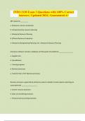 INFO 3130 Exam 3 Questions with 100&percnt; Correct Answers &vert; Updated 2024 &vert; Guaranteed A&plus;