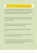 INFO 3130 - Final Exam Questions with 100&percnt; Correct Answers &vert; Updated 2024 &vert; Guaranteed A&plus;