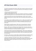 ATI Exit Exam 2024  Questions With Completed Solutions Already Graded A&period;