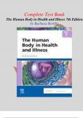 Test Bank For The Human Body in Health and Illness 7th Edition By Barbara Herlihy 
