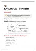 Ultimate IGCSE Biology Revision Notes (Chapter 5)
