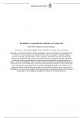 Samenvatting Doing Ethnography -  Kwalitatieve en etnografische methoden van onderzoek (SOW-CAOSB208)