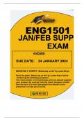 ENG1501 SUPP EXAM DUE 24JANUARY2024 ESSAY WORD COUNT 662 Question 2
