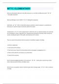 MTTC ELEMENTARY 183 Questions with 100&percnt; Correct Answers &vert; Updated &vert; Guaranteed A&plus;