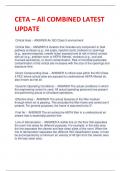CETA &ndash; All COMBINED LATEST UPDATE 