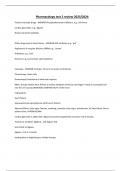 Pharmacology test 2 review 2023&sol;2024