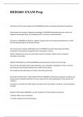 HED2601 EXAM Prep Verified Questions and Answers 2024