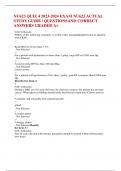 NU623 QUIZ 4 2023-2024 EXAM NU623 ACTUAL  STUDY GUIDE &sol; QUESTIONSAND CORRECT ANSWERS GRADED A&plus;