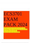 ECS3701 EXAM PACK 2024 