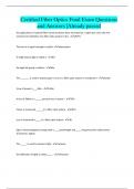 Certified Fiber Optics Final Exam Questions and Answers &vert;Already passed