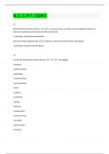 N&period;C&period;C&period;P&period;T&period; CERT&vert;&period; 313 QUESTIONS AND ANSWERS&vert;51 PAGES
