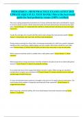 PEDIATRICS - HESI PRACTICE EXAM LATEST 2022 UPDATE &lpar;Q&A FULL TEST BANK&rpar; This is the best study guide for hesi pediatrics exams &lpar;100&percnt; verified&rpar;