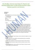 Upated Erin Bradley i-Human Case Study CC: Nausea and Vomiting SOAP Note #3 2023 All the Sections Latest Updates question and Answers