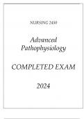 NURSING 2450 PATHOPHYSIOLOGY EXAM Q & A 2024&period;