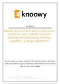 BARKLEY 3P EXAM 2023-2024 ACTUAL EXAM QUESTIONS AND CORRECT DETAILED ANSWERS WITH RATIONALES (VERIFIED ANSWERS) |ALREADY GRADED A+