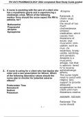 PN VATI PHARMACOLOGY 2024 completed&sol; Best Study Guide graded A