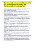 Fundamentals of Corporate Finance 11th Ed&period; Ross Westerfield Jordan Ch 6&comma; Fundamentals of Corporate Test 1 annuity 