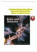 TEST BANK For An Introduction to Brain and Behavior&comma; 7th Edition by Bryan Kolb&comma; Ian Q&period; Whishaw&comma; Verified Chapters 1 - 16&comma; Complete Newest Version