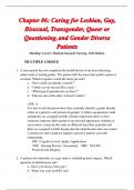 Chapter 06: Caring for Lesbian, Gay, Bisexual, Transgender, Queer or Questioning, and Gender Diverse Patients || Harding: Lewis’s Medical-Surgical Nursing, 12th Edition