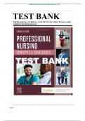 Test Bank for Professional Nursing: Concepts & Challenges 10th Edition by Beth Black, A+ guide.
