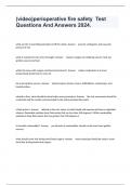 &lpar;video&rpar;perioperative fire safety  Test Questions And Answers 2024&period;