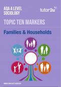 sociology family 10 marker